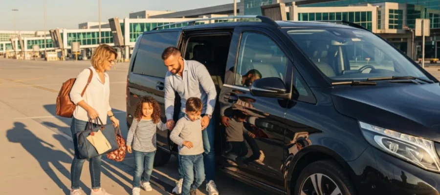 Luxury Mercedes Vito vehicle for VIP transfer Sabiha Airport to Taksim
